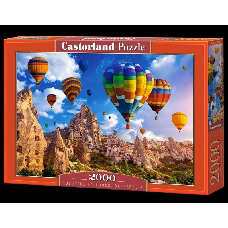 Pusle Castroland Värvilised õhupallid Cappadocia 92x68cm, 2000tk hind ja info | Pusled lastele ja täiskasvanutele | hansapost.ee