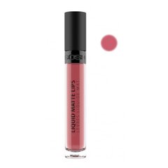 GOSH Liquid Matte Lips vedel huulepulk 4 ml, 003 Nougat Fudge цена и информация | Помады, бальзамы, блеск для губ | hansapost.ee