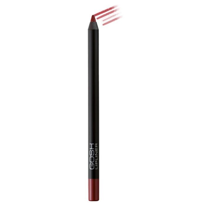 GOSH Velvet Touch Lipliner veekindel huulelainer 1.2 g, 003 Cardinal Red hind ja info | Huulekosmeetika | hansapost.ee