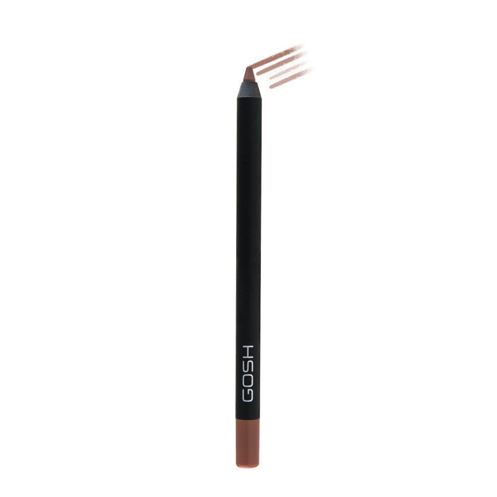 Huulelainer Gosh Velvet Touch Lipliner 1,2 g, veekindel, 011 Nougat цена и информация | Huulekosmeetika | hansapost.ee