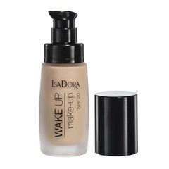 Jumestuskreem IsaDora Wake Up Make-Up SPF20 30 ml, 00 Fair цена и информация | Пудры, базы под макияж | hansapost.ee