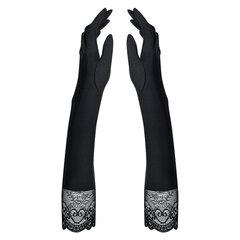 Длинные перчатки Obsessive Miamor, черный цвет цена и информация | Сексуальное женское белье | hansapost.ee