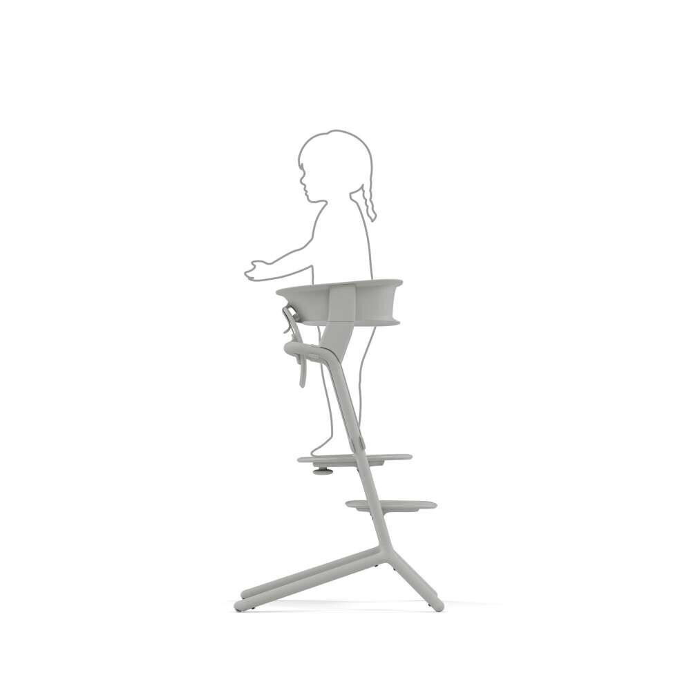 Cybex arendav torn toolile Lemo Learning Tower Set, Suede Grey hind ja info | Laste söögitoolid | hansapost.ee