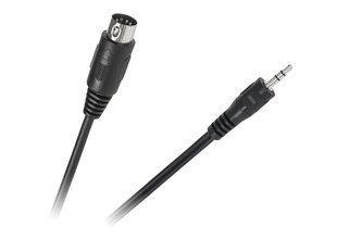 Din/Aux 3.5 mm, 1.2 m цена и информация | Кабели и провода | hansapost.ee