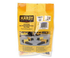 Зажимы для системы выравнивания Hardy, 1,5 мм, 100 шт. цена и информация | Механические инструменты | hansapost.ee