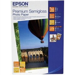 Fotopaber Epson Premium Semigloss Photo, 10x15 cm, 50 tk hind ja info | Fotoaparaatide lisatarvikud | hansapost.ee