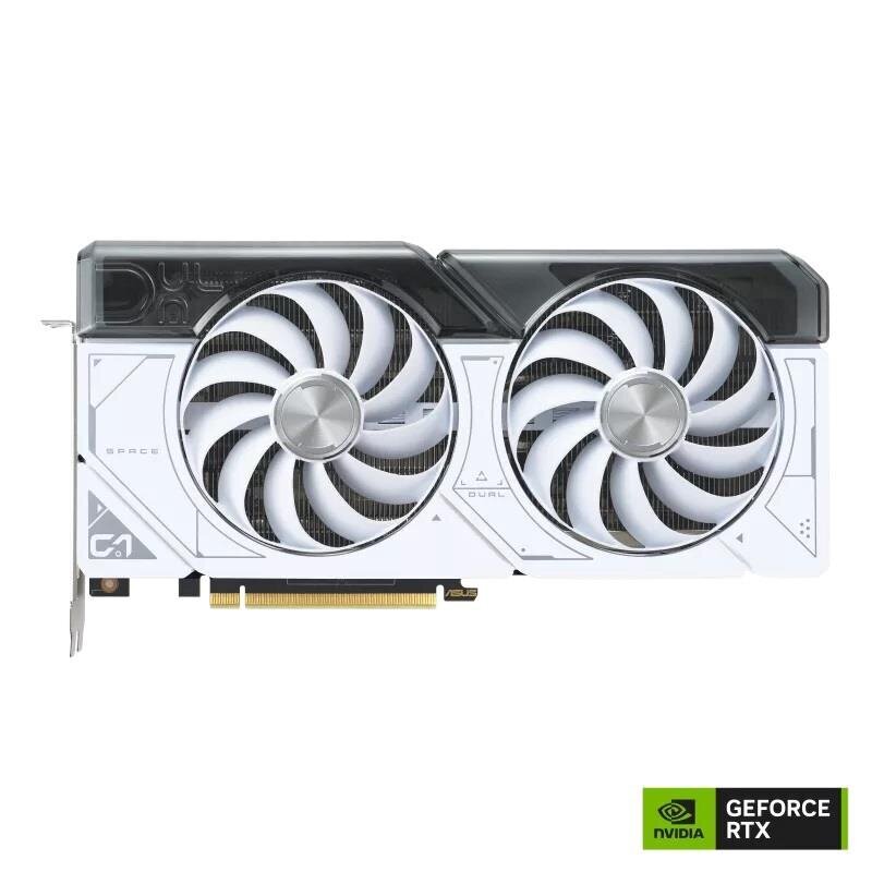 Asus Dual GeForce RTX 4070 Super White OC Edition (DUAL-RTX4070S-O12G-WHITE) цена и информация | Videokaardid | hansapost.ee