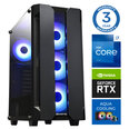 INTOP AQUA i7-14700F 16GB DDR5 500SSD M.2 NVME+2TB RTX4060Ti 8GB no-OS