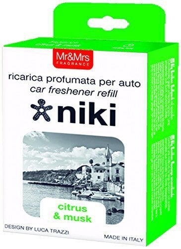Auto õhuvärskendaja Mr&Mrs Fragrance Niki täide Citrus & Musk цена и информация | Auto õhuvärskendajad | hansapost.ee