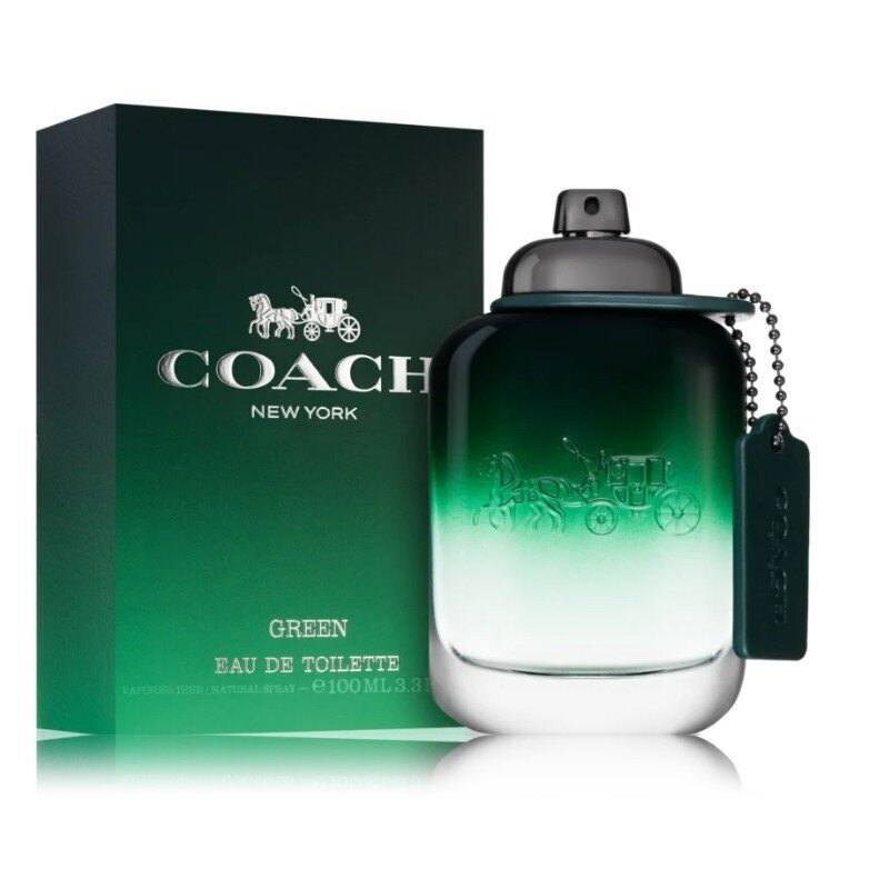 Tualettvesi Coach Green EDT meestele, 100 ml hind ja info | Parfüümid meestele | hansapost.ee