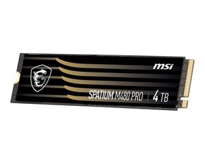 MSI Spatium M480 Pro (S78-440R050-P83) цена и информация | Внутренние жёсткие диски (HDD, SSD, Hybrid) | hansapost.ee