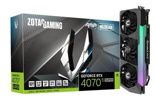 Zotac Gaming GeForce RTX 4070 Ti Super AMP Holo (ZT-D40730F-10P) цена и информация | Видеокарты | hansapost.ee