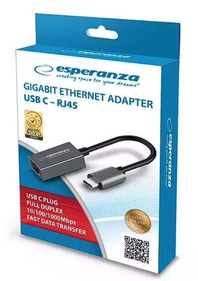 Esperanza ENA102 цена и информация | USB adapterid ja jagajad | hansapost.ee