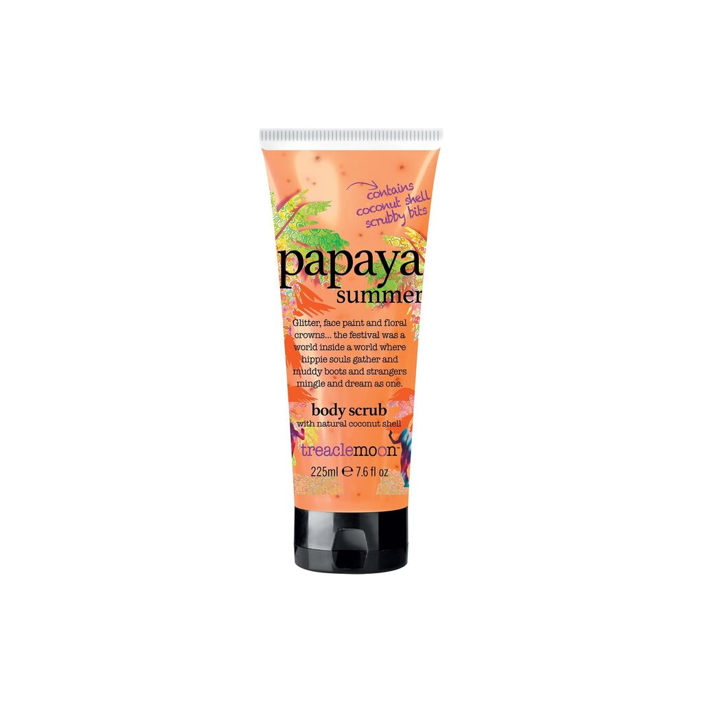 Kehakoorija Treaclemoon Papaya Summer Body Scrub 225ml цена и информация | Kehakoorijad | hansapost.ee