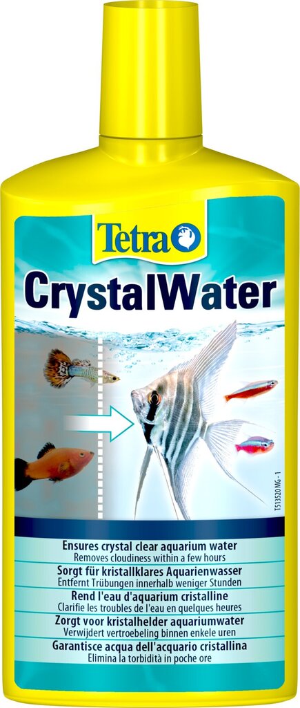 Akvaariumi vee selgitusaine Tetra CrystalWater, 500 ml hind ja info | Akvaariumid ja lisatarvikud | hansapost.ee