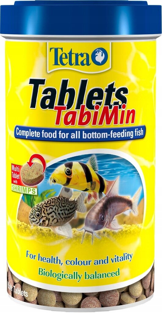 Tabletid põhjakaladele Tetra Tablets TabiMin, 310 g цена и информация | Kalade toit | hansapost.ee