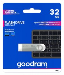 Goodram Pendrive UNO3 32GB USB 3.2 цена и информация | USB накопители данных | hansapost.ee