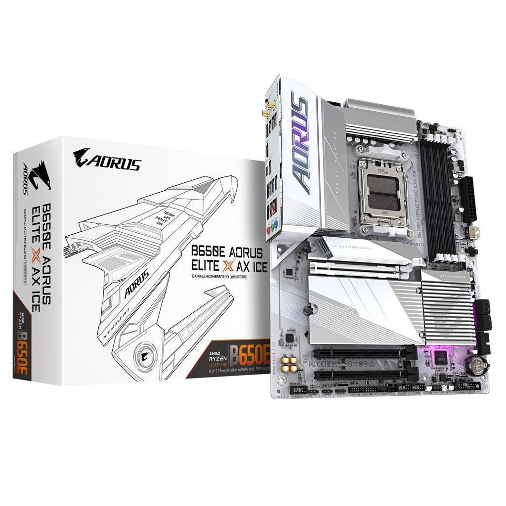 Gigabyte B650E Aorus Elite X AX Ice hind ja info | Emaplaadid | hansapost.ee