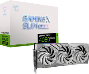 MSI GeForce RTX 4080 Gaming X Slim White hind ja info | Videokaardid | hansapost.ee