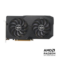 Asus Dual Radeon RX 7600 XT OC Edition (DUAL-RX7600XT-O16G) hind ja info | Videokaardid | hansapost.ee
