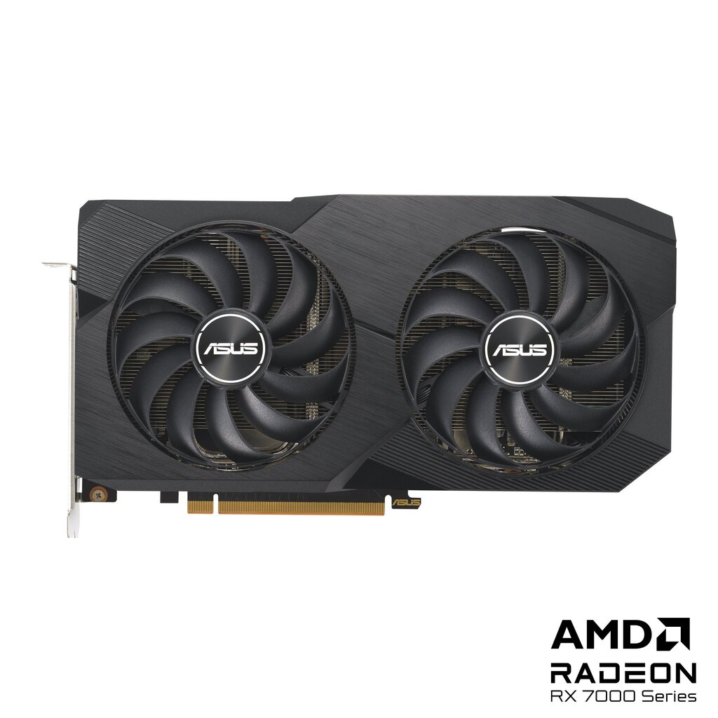 Asus Dual Radeon RX 7600 XT OC Edition (DUAL-RX7600XT-O16G) цена и информация | Videokaardid | hansapost.ee