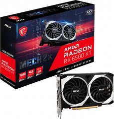 MSI Radeon RX 6500 XT Mech 2X OC (R6500XTM2X4C) price and information | Videokaardid | hansapost.ee