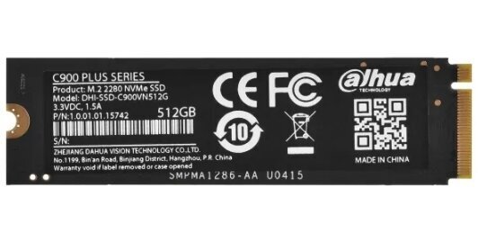 Dahua C900N (DHI-SSD-C900VN512G) hind ja info | Sisemised kõvakettad | hansapost.ee