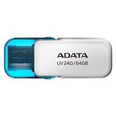Adata UV240 AUV240-64G-RWH цена и информация | USB накопители | hansapost.ee