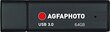 AgfaPhoto FlashDrive USB 3.0 64GB цена и информация | Mälupulgad | hansapost.ee