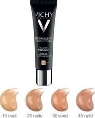 Основа под макияж Vichy Dermablend 3D 45 gold, 30 мл цена и информация | Vichy Декоративная косметика | hansapost.ee