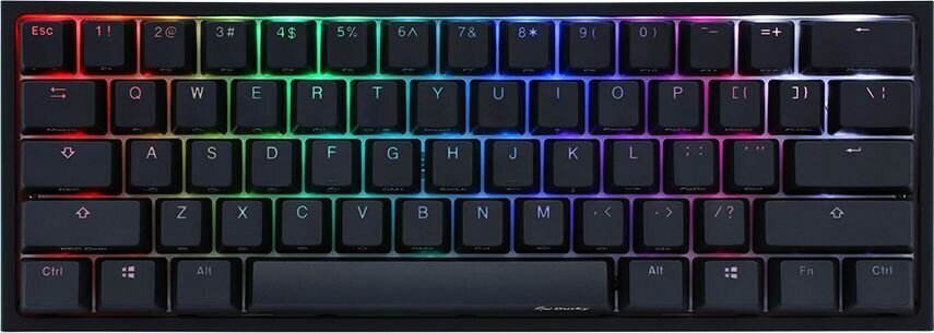 Ducky One 2 Mini MX-Blue RGB-LED DKON2061ST-CDEPDAZT1 цена и информация | Klaviatuurid | hansapost.ee