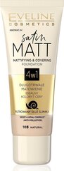 Jumestuskreem Eweline Satin Matt 4w1 - 103 Natural, 30 ml price and information | Foundations and powders | hansapost.ee