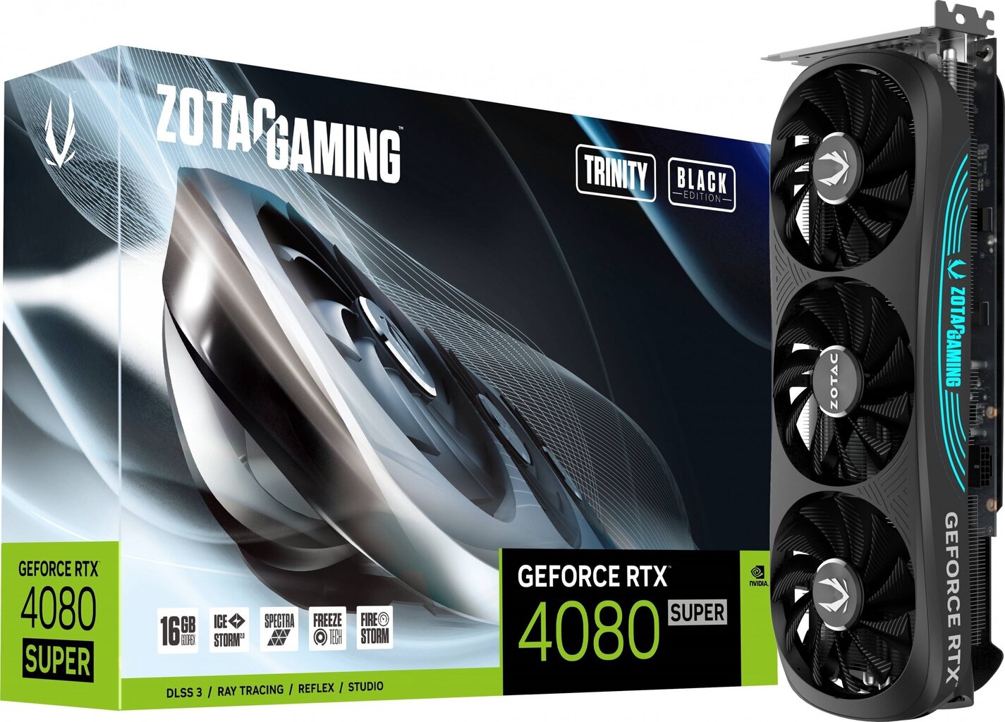 Zotac Gaming GeForce RTX 4080 Super Trinity Black Edition (ZT-D40820D-10P) цена и информация | Videokaardid | hansapost.ee