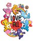 Lastetekk Care Bears, 150x200 cm hind ja info | Pleedid, voodikatted ja päevatekid | hansapost.ee