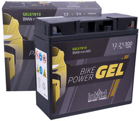 Аккумулятор для мотоциклов intAct Battery-Power GEL (GEL12-19) 12V 21AH (c20) 300A (EN) цена и информация | Мото аккумуляторы | hansapost.ee