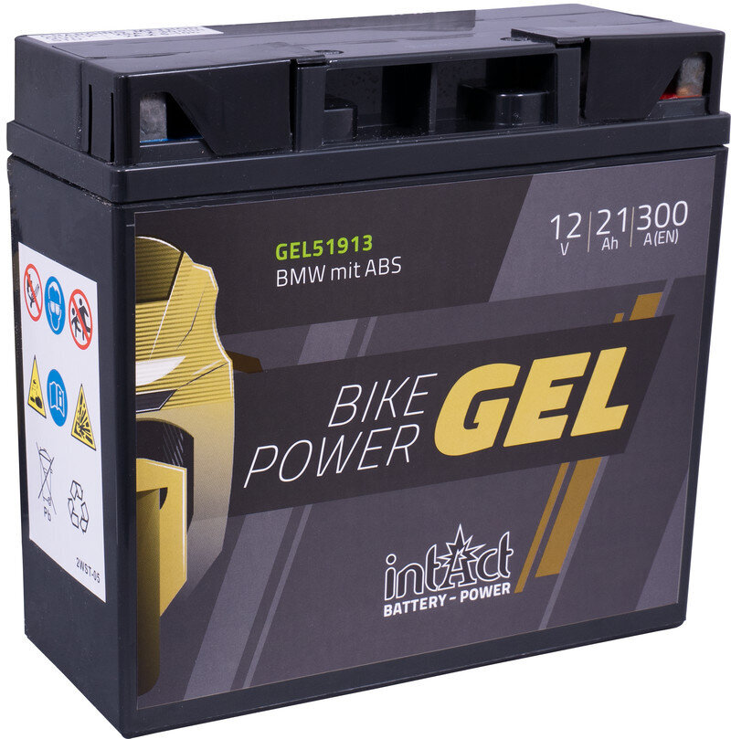 Aku mootorrataste jaoks intAct Battery-Power GEL GEL12-19 12V 21Ah c20 300A цена и информация | Mootorrataste akud | hansapost.ee