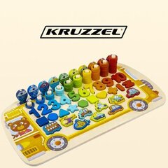 Деревянная головоломка-сортировщик Kruzzel цена и информация | Развивающие игрушки для детей | hansapost.ee