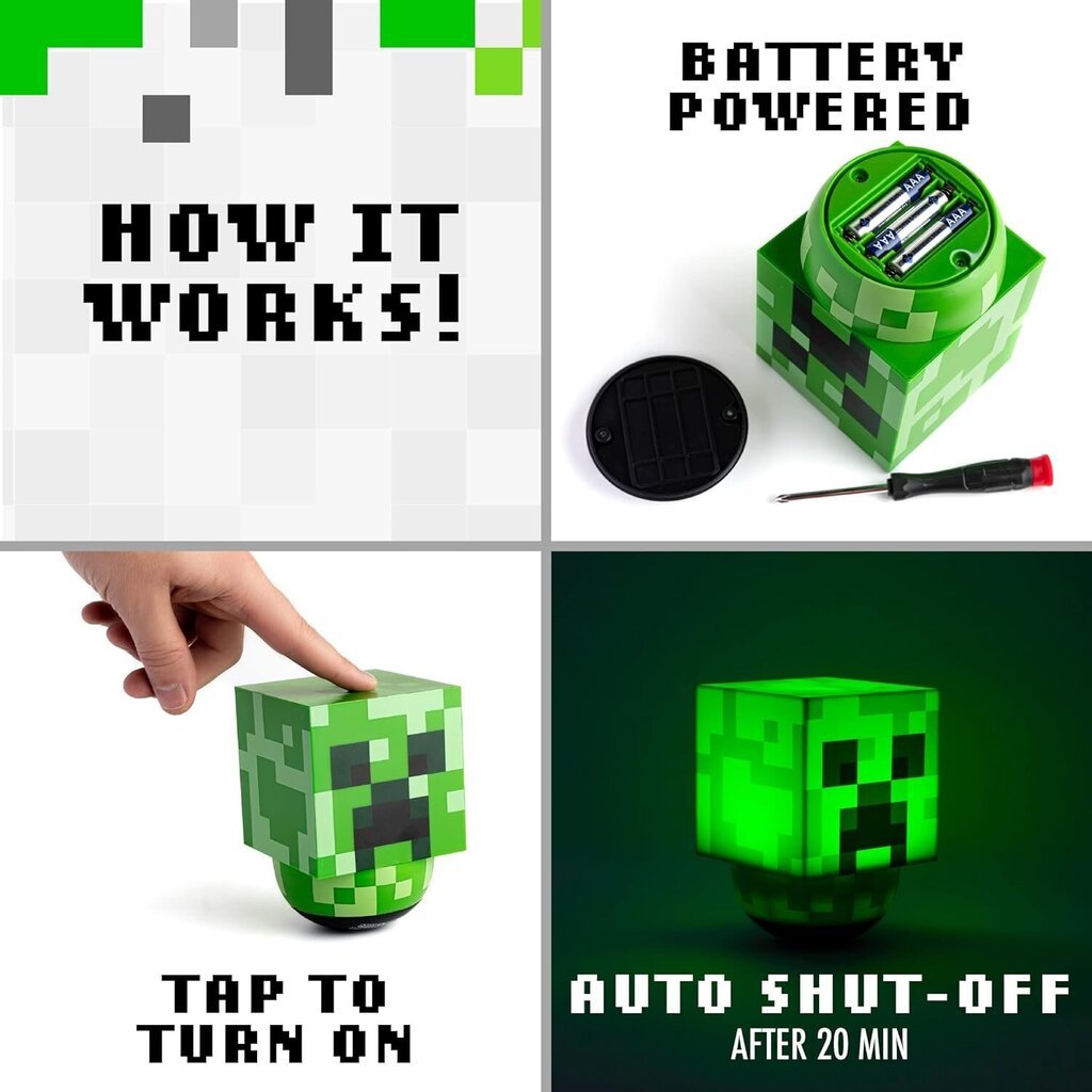 Laualamp Paladone Minecraft Creeper Sway hind ja info | Laualambid | hansapost.ee