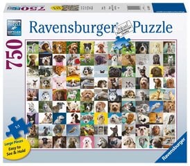 Ravensburgeri puzzle 99 armastusväärsed koerad 750plf 16939 hind ja info | Pusled lastele ja täiskasvanutele | hansapost.ee
