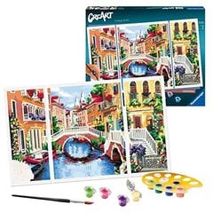 Ravensburger Creart Venetian Dreams Номера для взрослых и детей в возрасте 12 лет - набор живописи и поделки - аксессуары для домашнего декора цена и информация | Живопись по номерам | hansapost.ee