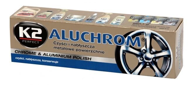 Alumiiniumi ja kroomi poleerpasta K2 Aluchrom hind ja info | Autokeemia | hansapost.ee