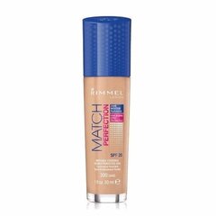 Тональное средство Rimmel London Match Perfection SPF20, 30 мл, 300 Sand цена и информация | Пудры, базы под макияж | hansapost.ee