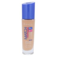 Jumestuskreem Rimmel London Macth & Perfection 30 ml, 102 Light Nude hind ja info | Jumestuskreemid ja puudrid | hansapost.ee