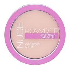 Пудра Gabriella Salvete Nude Powder 8 г, 02 Light Nude цена и информация | Пудры, базы под макияж | hansapost.ee