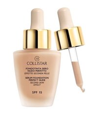 Vedel jumestuskreem Collistar SPF15 Second Skin Effect 30 ml, 4 Sand price and information | Jumestuskreemid ja puudrid | hansapost.ee