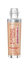 Jumestuskreem Rimmel 25HR Breathable SPF20 30 ml, 200 Soft Beige hind ja info | Jumestuskreemid ja puudrid | hansapost.ee