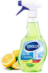 Средство для мытья окон SIDOLUX Crystal Lemon, 500мл цена и информация | Очистители | hansapost.ee