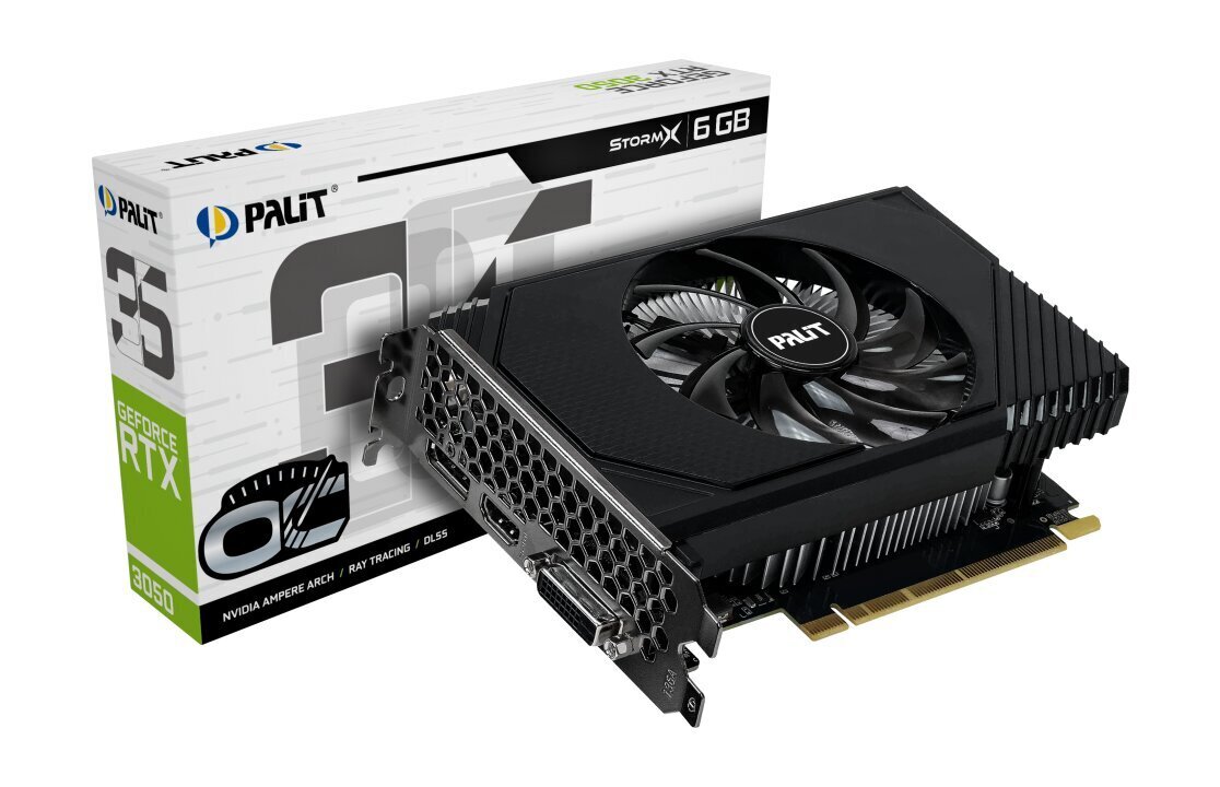 Palit GeForce RTX 3050 StormX OC (NE63050S18JE-1070F) цена и информация | Videokaardid | hansapost.ee