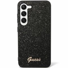 Чехол Guess для S24 Ultra S928 GUHCS24LHGGSHK hardcase Glitter Script черный цена и информация | Чехлы для телефонов | hansapost.ee