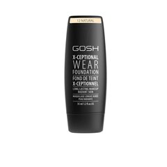 Jumestuskreem Gosh X-Ceptional Wear Make-up 35 ml, 12 Natural hind ja info | Jumestuskreemid ja puudrid | hansapost.ee